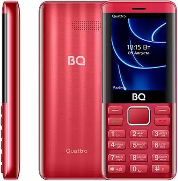 Мобильный телефон BQ Quattro Red (BQ-2453);