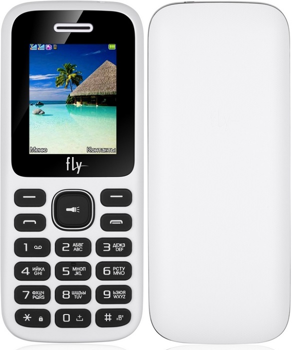 Мобильный телефон Fly FF188 White; 1.77"(160х128);