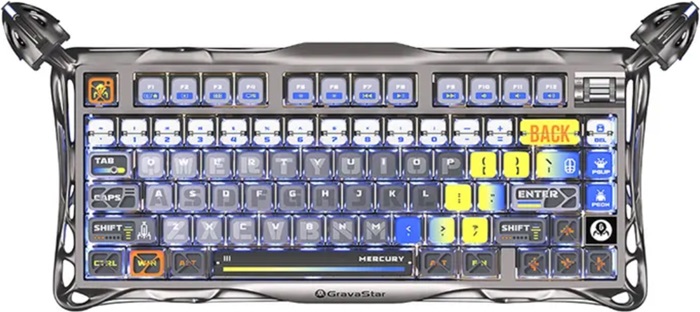 Клавиатура GravaStar Mercury K1 Pro Gray;