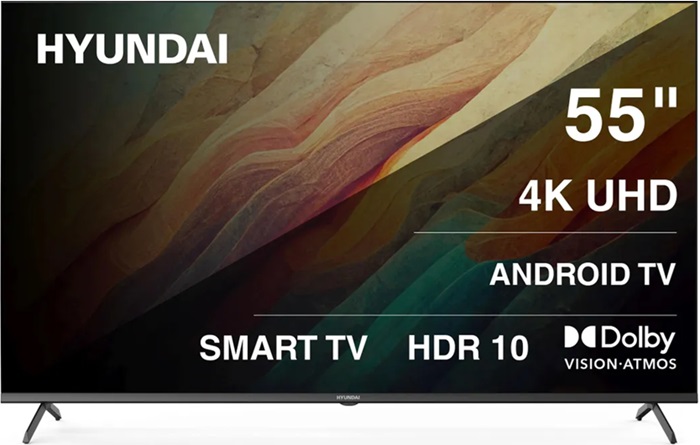 Телевизор 55" Hyundai H-LED55BU7009; Direct LED;