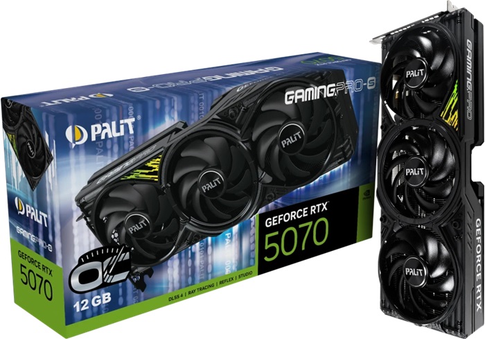 Видеокарта nVidia RTX 5070 Palit GamingPro-S