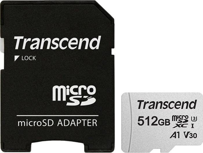 Карта памяти microSDXC 512 ГБ Transcend