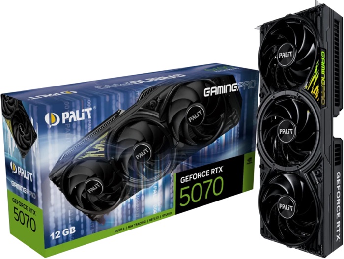 Видеокарта nVidia RTX 5070 Palit GamingPro