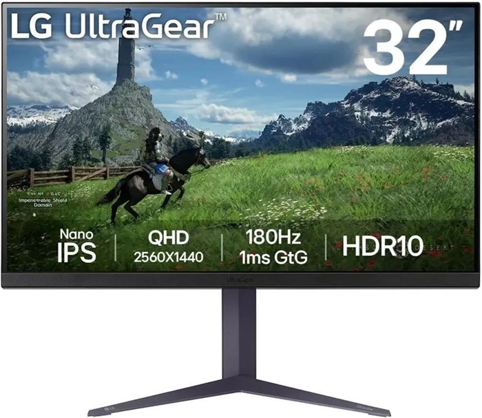 Монитор 32" LG 32GS85Q-B (32GS85Q-B.ARUZ); IPS;