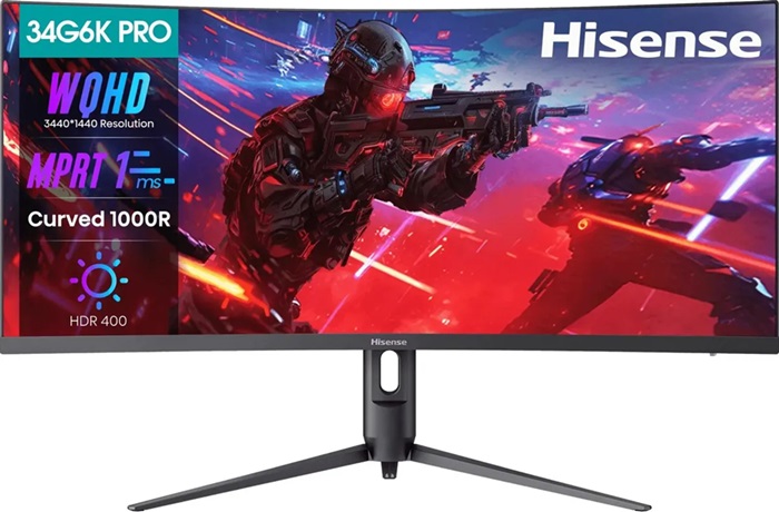 Монитор 34" Hisense 34G6K-PRO; VA; 3440x1440