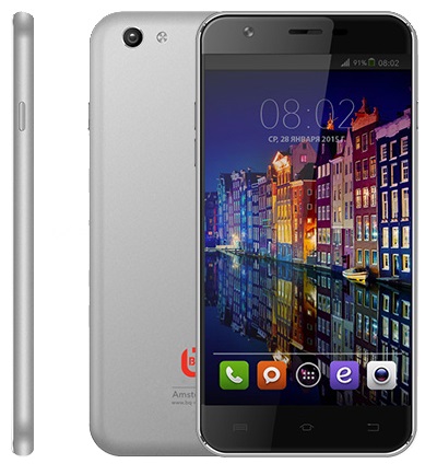 Смартфон BQ Amsterdam Silver (BQ-5505); 5.5"(1280x720);