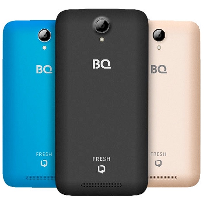 Смартфон BQ Fresh Black (blue+gold) (BQ-5030);