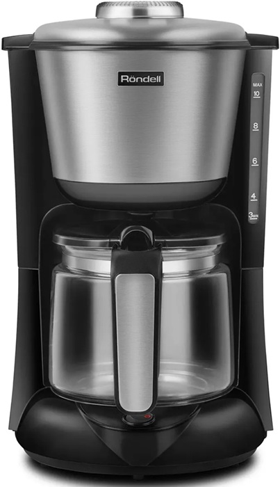 Кофеварка капельная Rondell RDE-1100 (1100-RE-01); 1000