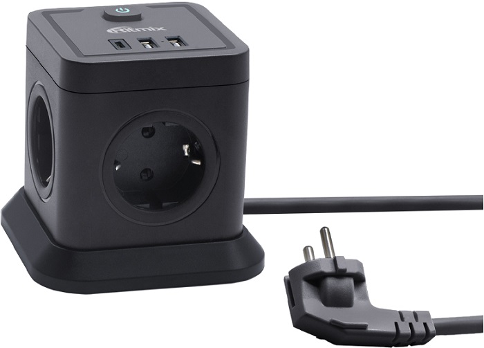 Сетевой фильтр 2 м Ritmix RM-242C