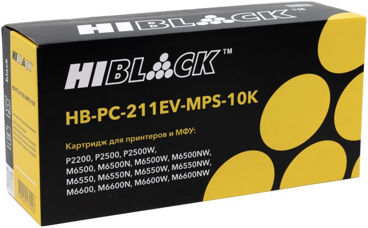 Картридж лазерный Hi-Black HB-PC-211EV-MPS-10K; для Pantum