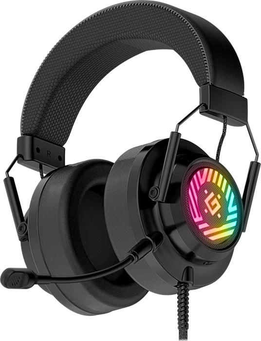 Наушники игровые USB Defender Grendel (62390);