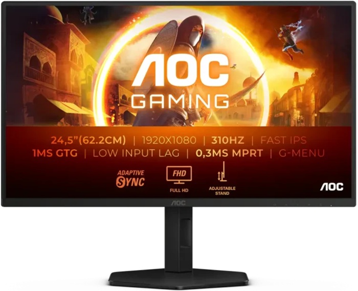 Монитор 25" AOC 25G4SXU; IPS; 1920x1080;