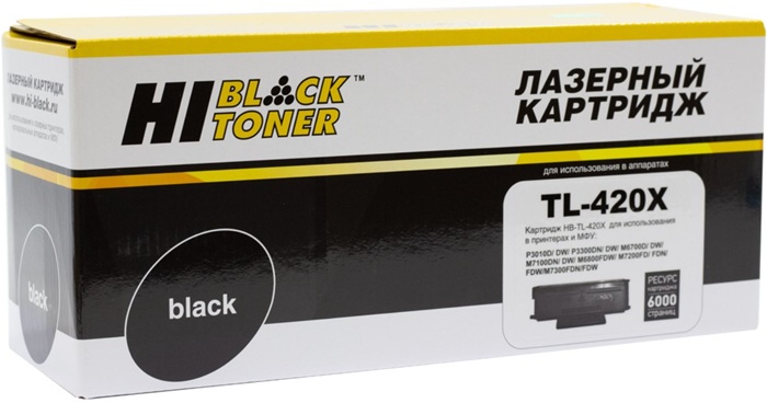 Картридж лазерный Hi-Black HB-TL-420X; M6700/M7100/M7200/M7300/P3010/P3300; 6