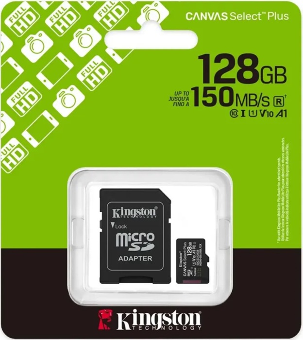 Карта памяти microSDXC 128 ГБ Kingston