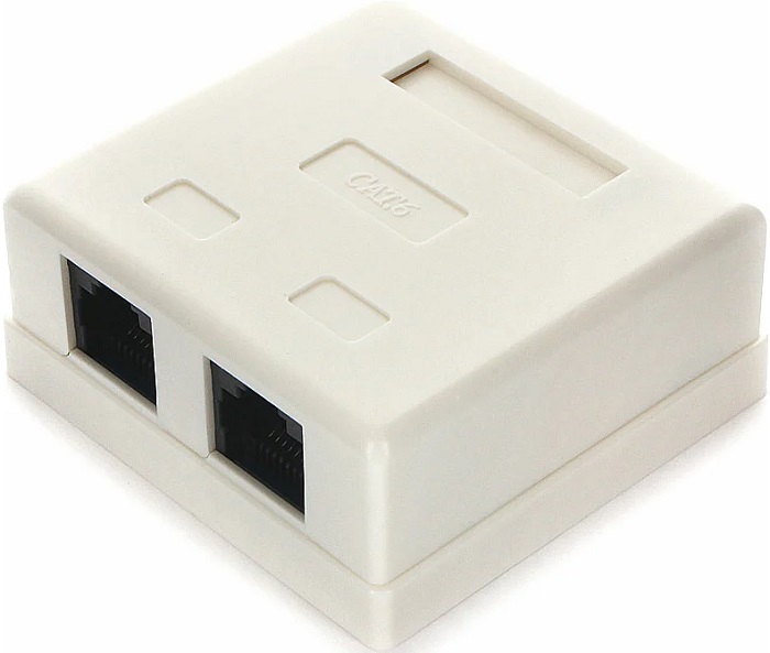 Розетка RJ-45 Cablexpert (NA218); UTP; 2