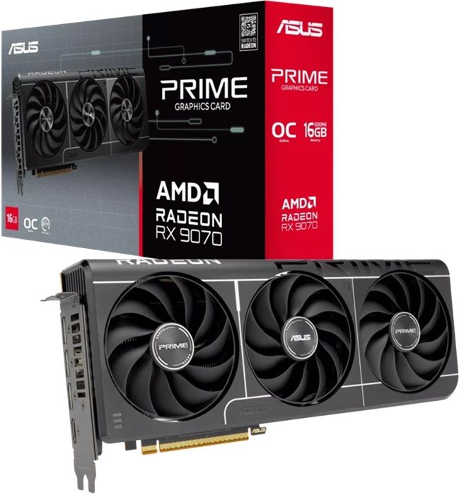Видеокарта AMD Radeon RX 9070 Asus
