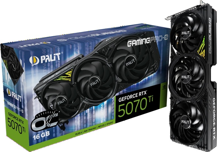 Видеокарта nVidia RTX 5070Ti Palit GamingPro-S