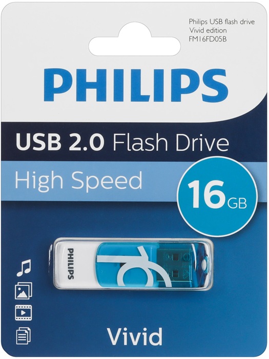 USB-флэш 16 ГБ Philips VIVID2.0 (FM16FD05B/97);