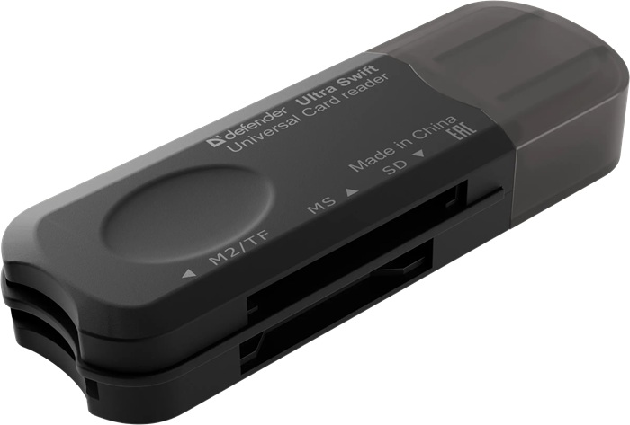 Карт-ридер USB Defender Ultra Swift (83262);