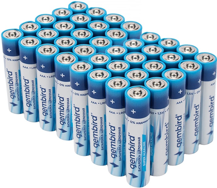 Батарейка AAA Gembird GB-LR03-40B; алкалиновые; 40