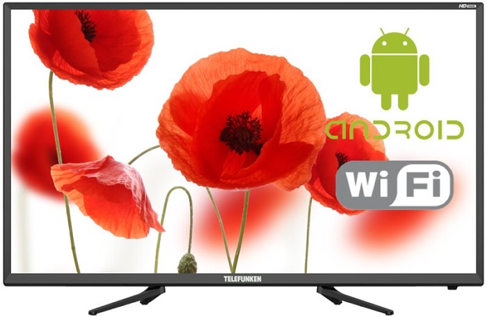 Телевизор 32" TELEFUNKEN TF-LED32S82T2S; LED; 1366x768;