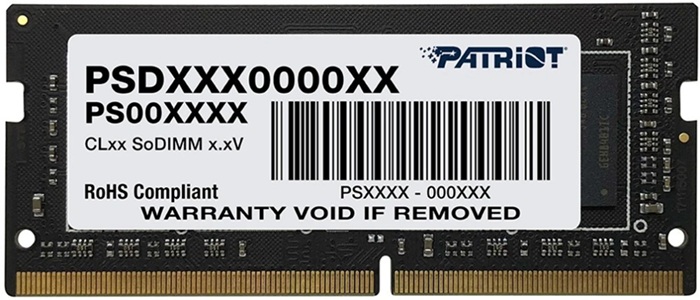 Оперативная память SO-DIMM DDR4 8Гб Patriot