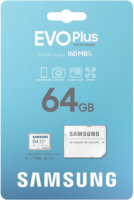 Карта памяти microSDXC 64 ГБ Samsung