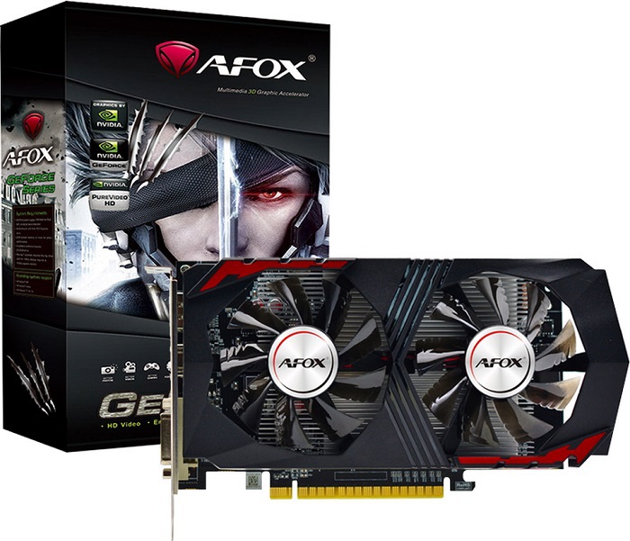 Видеокарта nVidia GTX 1050Ti AFOX AF1050TI-4096D5H5-V10;