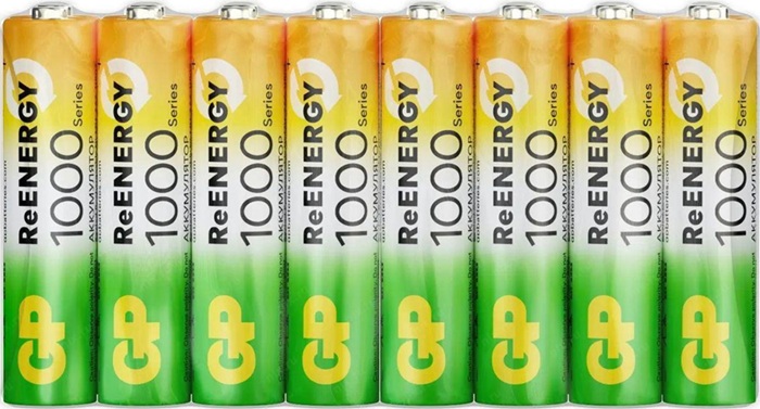 Аккумулятор AAA 1000mAh GP (GP 100AAAHCRGY-B16