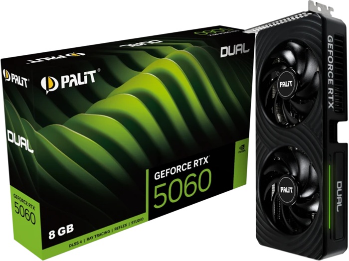Видеокарта nVidia RTX 5060 Palit DUAL