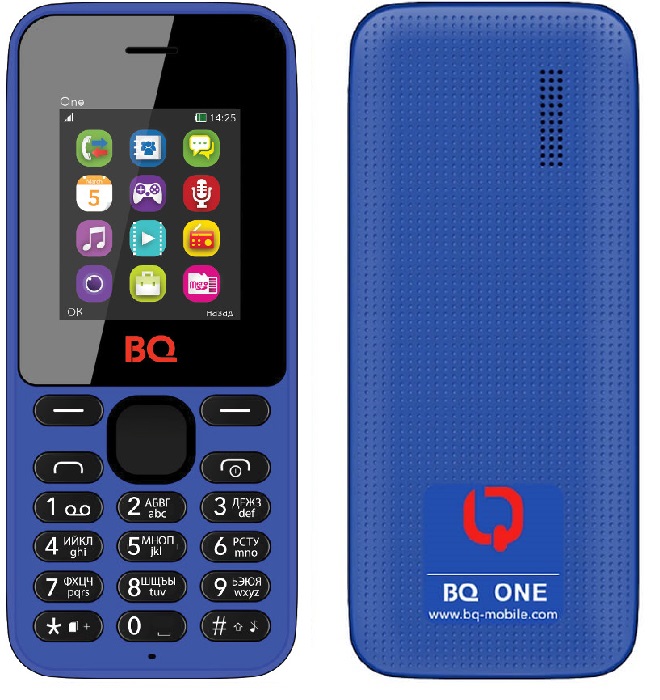 Мобильный телефон BQ One Dark Blue