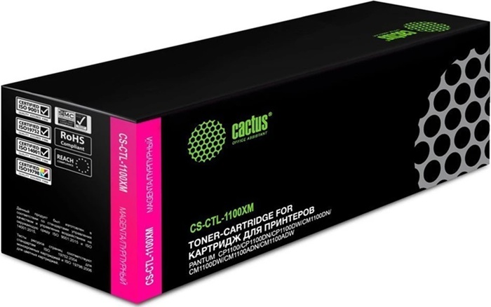 Картридж лазерный Cactus CS-CTL-1100XM; для Pantum
