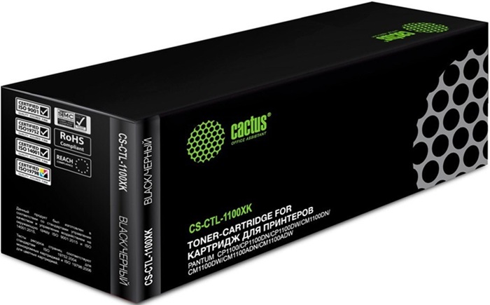 Картридж лазерный Cactus CS-CTL-1100XK; для Pantum