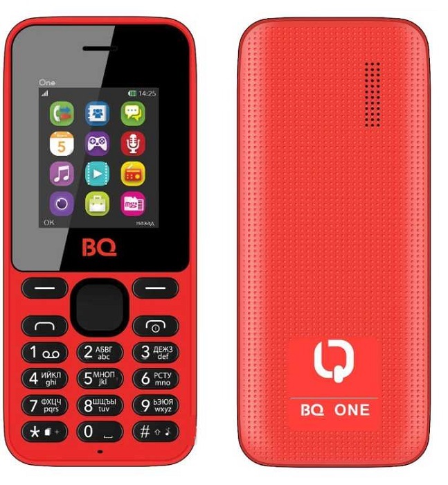 Мобильный телефон BQ One Red (BQ-1828);