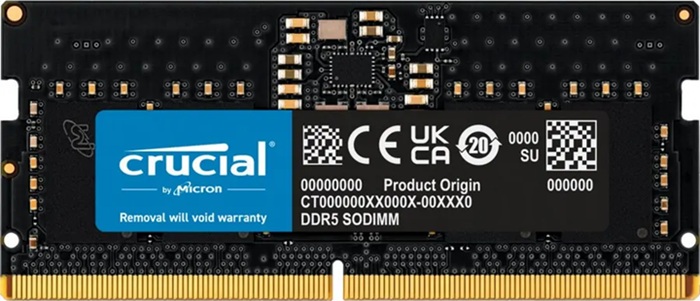 Оперативная память SO-DIMM DDR5 16Гб Crucial