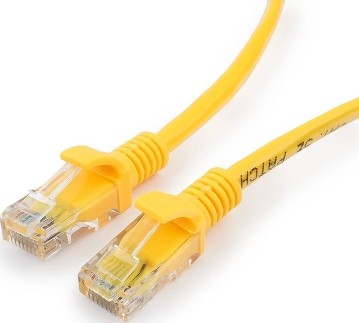 Патч-корд Cablexpert (PP12-15M/Y); RJ-45; UTP 5e;