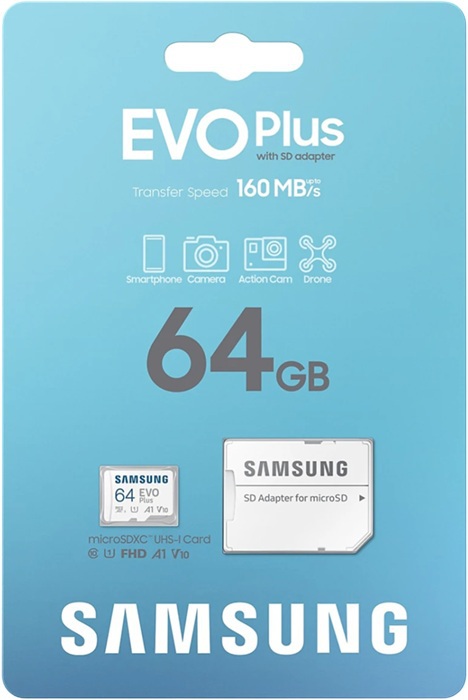 Карта памяти microSDXC 64 ГБ Samsung
