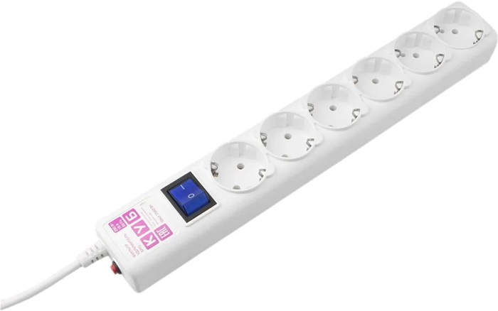Сетевой фильтр 1.9 м PowerCube SPG6-16-1,9M;