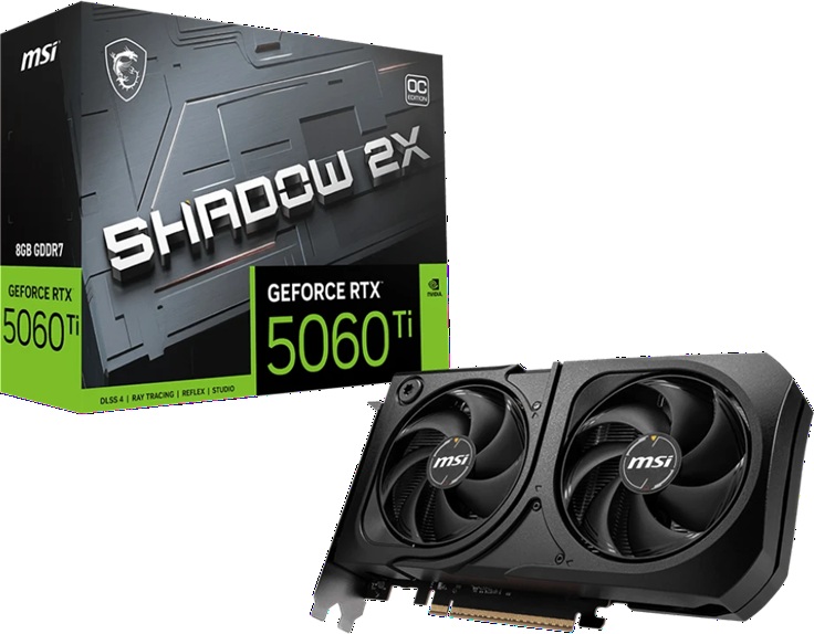 Видеокарта nVidia RTX 5060Ti MSI RTX
