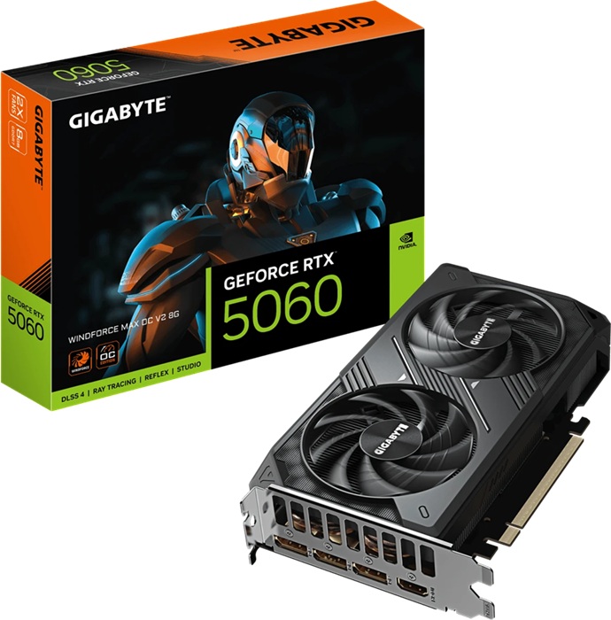 Видеокарта nVidia RTX 5060 Gigabyte RTX