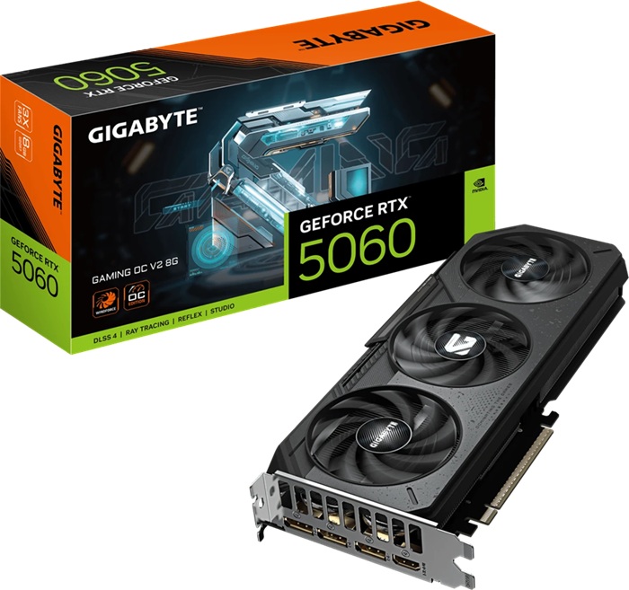 Видеокарта nVidia RTX 5060 Gigabyte RTX