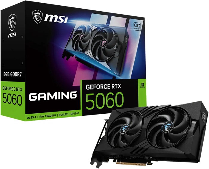 Видеокарта nVidia RTX 5060 MSI RTX