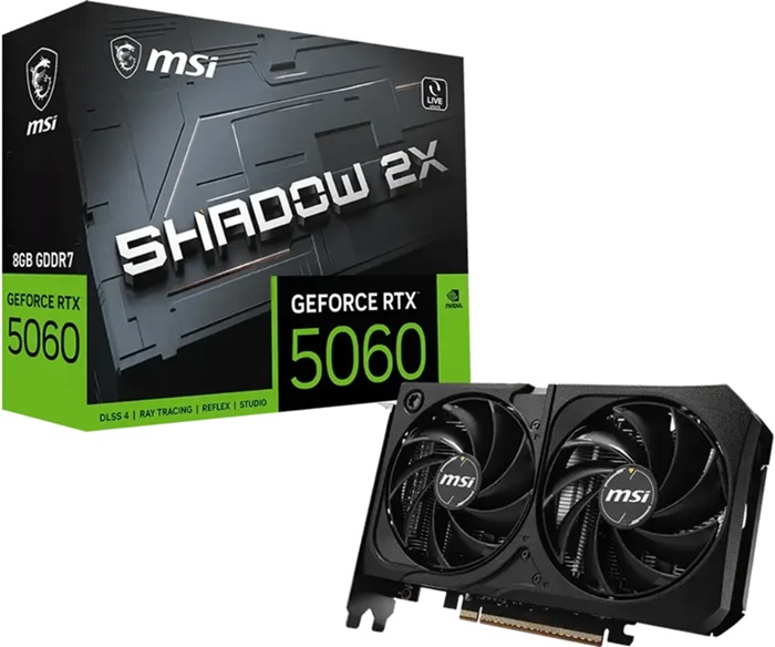 Видеокарта nVidia RTX 5060 MSI RTX