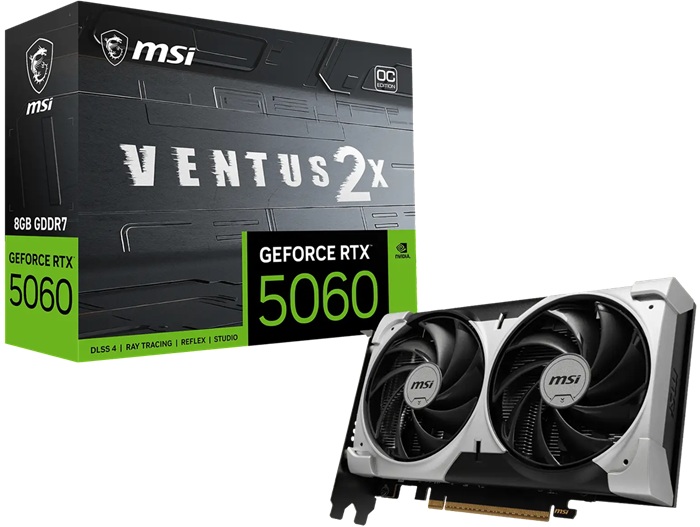 Видеокарта nVidia RTX 5060 MSI RTX