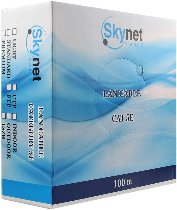Витая пара SkyNet Premium (CSP-FTP-4-CU/100); FTP