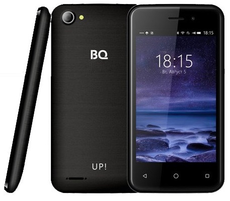 Смартфон BQ UP! Black (BQ-4026); 4.0"(800x480);