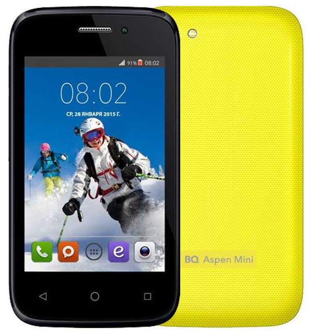 Смартфон BQ Aspen Mini Yellow (BQ-3510);