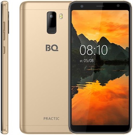 Смартфон BQ Practic 1/8Гб Gold (BQ-6010G);