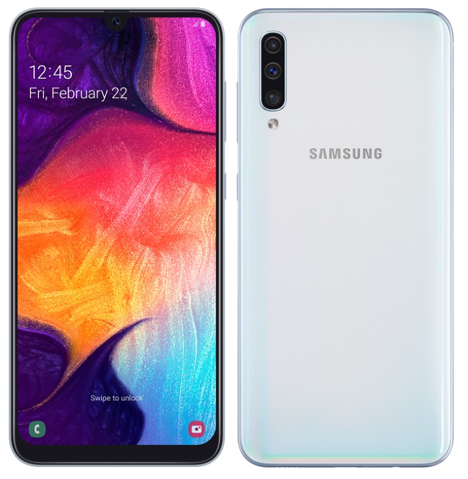 Смартфон Samsung Galaxy A50 4/64Гб White