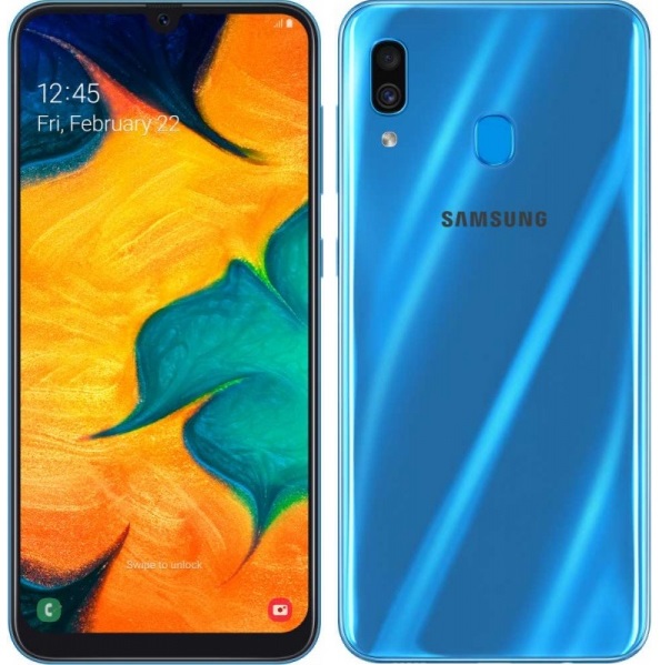 Смартфон Samsung Galaxy A30 3/32Гб Blue